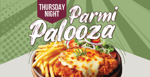 $19.90 Thursday Night Parmi Palooza!